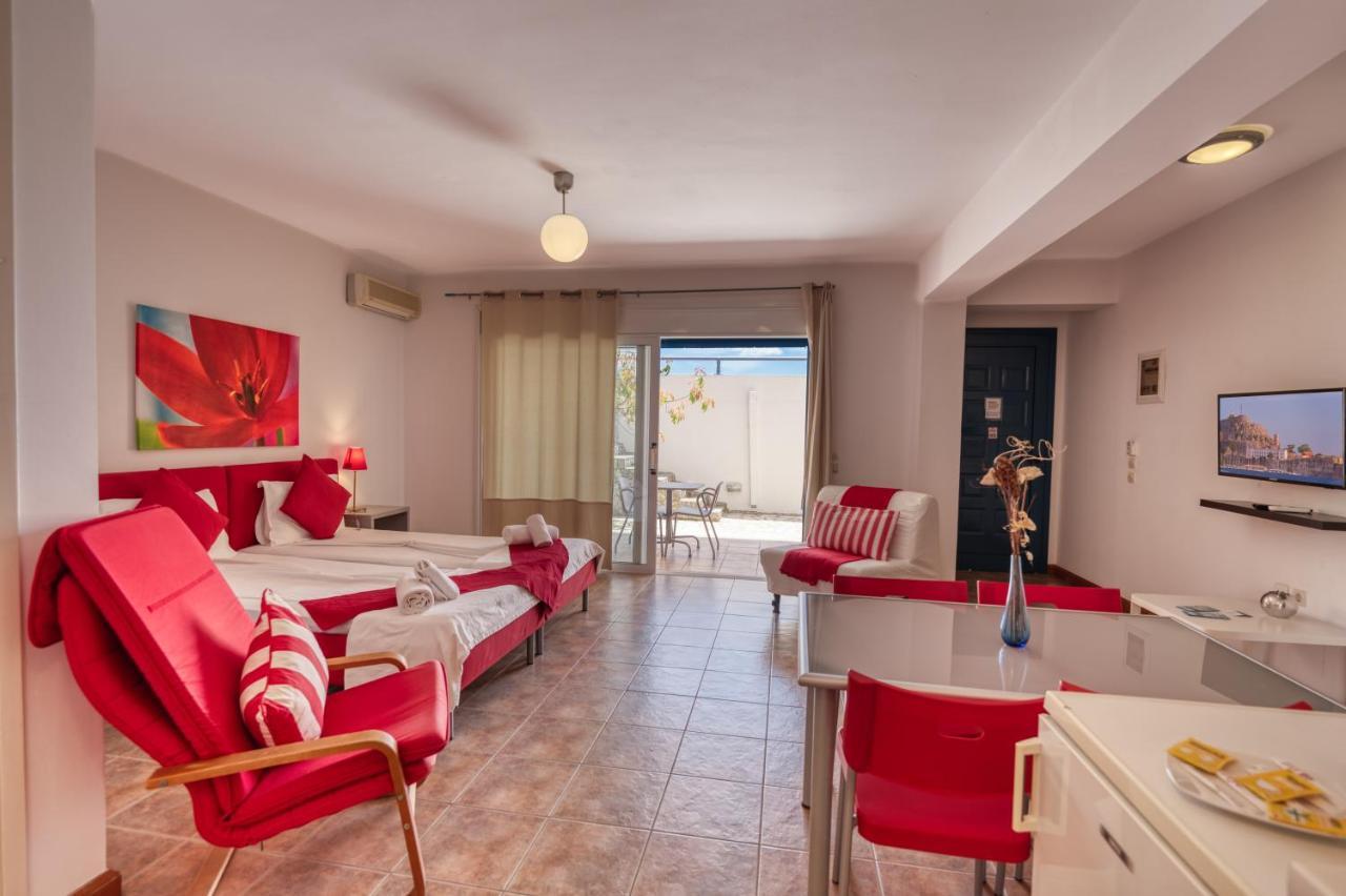 Glyfa Corfu Apartments Barbáti Kültér fotó